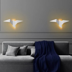 Fehér LED fali lámpa Pacali – Opviq lights