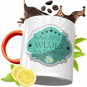 Narancssárga Bögre Nagybácsinak Tökéletes Ajándék fényképes nyomtatással