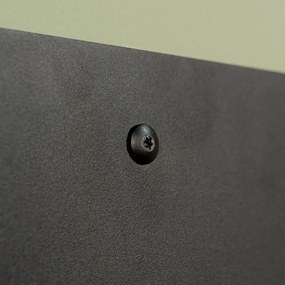 Fekete fém fali polc 30 cm Flex – Spinder Design