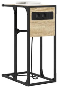 Éjjeli asztal sonoma tölgy Faanyag