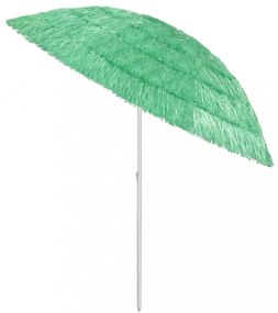 zöld hawaii stílusú strandnapernyő 240 cm