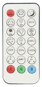 Brilagi - LED RGB dimmelhető ultravékony lámpatest LED/18W/230V átm. 30 cm fekete + távirányító