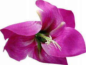 24 db-os Amarillisz Fej Szett 17cm Mesterséges Lila Dekoráció