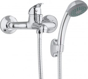 Erga Timo, kádcsaptelep kézizuhany készlettel, króm, ERG-YKA-BW.TIMO-CHR