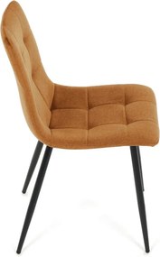 Étkezőszék sárga bársony DCL-X7015 YEL2