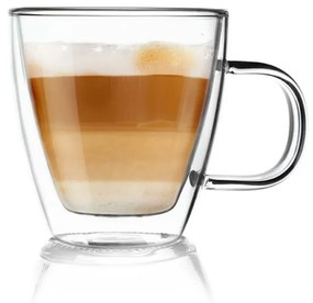 Orion duplafalú üvegbögre, 180 ml, S