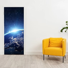 Fotótapéta ajtóra - Föld bolygó (95x205cm)