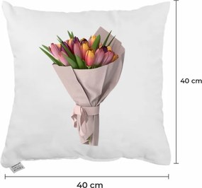 EMI Tulips díszpárna 40x40 cm