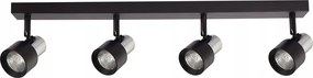Cino Mennyezeti Lámpa 4xGU10 Fekete Króm