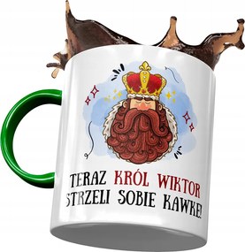 Zöld Bögre Viktor Férj Kolléga Ajándék Nyomtatott Fotóval