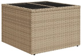 10 darabos Kert Kanapészett párnákkal Barna Poli Rattan