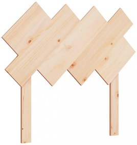 tömör fenyőfa ágyfejtámla 92x3x81 cm