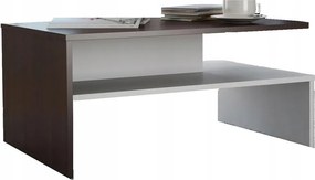 Ola pad fehér-wenge modern dohányzóasztal Per