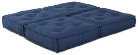 Moduláris Puffok 2 db Indigo Anyagban