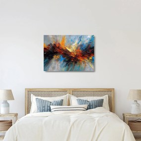 Üveg kép - Színes textúra (70x50 cm)