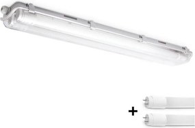 BRILAGI -LED Tech. OPTIMA T8 fénycsöves LED lámpatest 2xG13/9W/230V 4000K IP65 67,5 cm