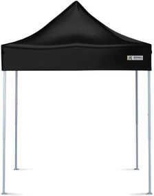 Összecsukható sátor 2x2m - 2x2m 3 oldalfal nélkül - Black