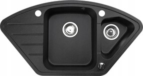 Gránit Mosogató Merkúr sarok mosogató másfélkamrás sarok