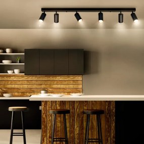 Brilagi - Spotlámpa SELE 6xGU10/30W/230V fekete/arany