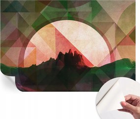 Öntapadós Mosható Fali Fotótapéta Festői dombok 104x70 cm