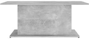 Betonszürke szerelt fa dohányzóasztal 102x55,5x40 cm