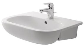 Duravit 339550000 - Süllyesztett mosdó D-CODE 55x44 cm, kerámia/fényes fehér