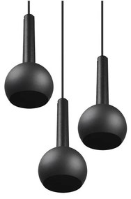 Fekete függőlámpa ø 52 cm Ciliana – CINQUE