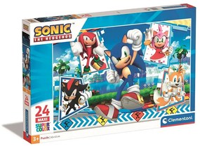 Sonic a sündisznó Green Hill 24 db-os maxi puzzle Clementoni