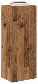 vidaXL TV Fali Szekrény Öreg fa 40,5 x 30 x 102 cm Faanyag