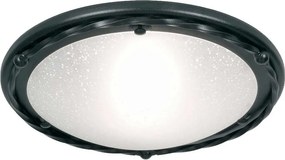 ELSTEAD PB-F-B-BLACK PEMBROKE Kerek Mennyezeti Lámpa Fehér, Fekete E27 IP20