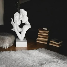 Asztali dísz 29x9x17 cm gyanta/fehér