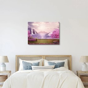 Tó képe (70x50 cm)