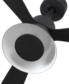 FARO 33761WT-23-LED Dimmelhető ventilátor AMELIA L CONE LED/20W/230V fekete átm. 132 cm WT +DO