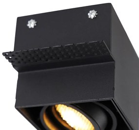 Beépített reflektor fekete dönthető és forgatható keret nélküli - Oneon Honey