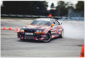 Poszterek 200x135 Bmw Drift Gumiabroncsok égetése