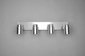 Fényes ezüstszínű fém spotlámpa 19x52 cm Angelo – Trio