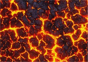 Flizelin tapéta Prémium erős magma falikép 312x219 ragasztó