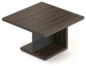 Lineart tárgyalóasztal 120 x 120 cm, sötét szil / antracit