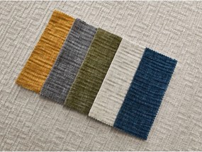 Bézs zsenília kanapé mindennapos alvásra-kinyitható 220 cm Hugo – Bobochic Paris