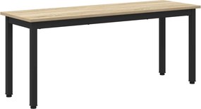 vidaXL pad Sonoma 110 x 35 x 45 cm Faanyag