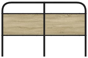fejtámla sonoma tölgy 160 cm acél és műfa