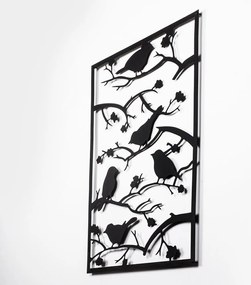 Fém fali dekoráció 47x66 cm Branch &amp; Birds – Wallity