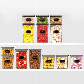 Homhut Ételtároló dobozok Fedéllel6 db Konyhai tárolók