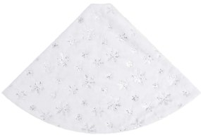 luxus karácsonyfa szoknya fehér műszőrme 150 cm