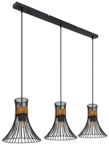 Globo 54814-3H - Csillár zsinóron PURRA 3xE27/60W/230V