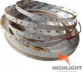 5m Led szalag Hideg fehér 24V 12W 60led/m 2835 Professzionális 6000K Mono