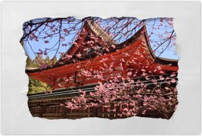 Poszterek 90x60 Japán templom