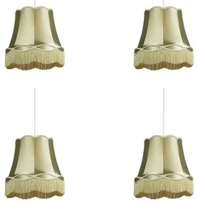 4 db-os készlet Retro lógólámpa zöld 45 cm - Granny