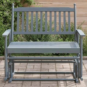 szürke tömör nyárfa hintapad 118 x 70 x 104,5 cm