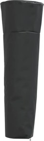 vidaXL fekete 420D oxford szövet piramis alakú fűtőhuzat 86x47x241 cm